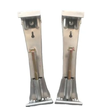 Aluminum Quick Screw K-Style Gutter Hanger - Polished Customer-Sized Single-Side Bracket