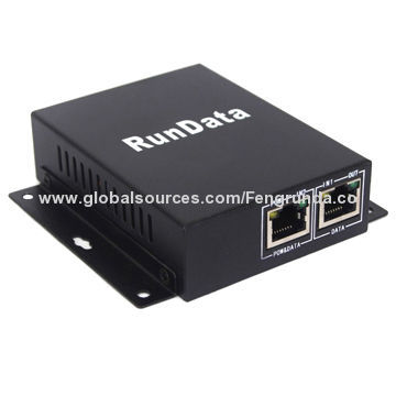 High-power PoE Injector, IEEE802.3 at+ Standard Gigabit, 48V DC, for IP Camera Rundata PSE801