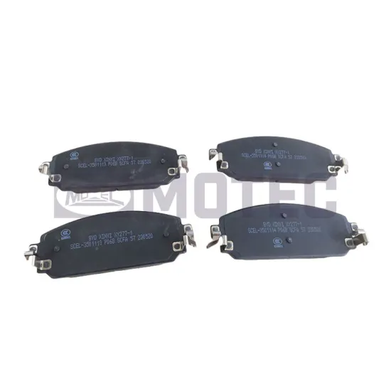 OE Quality Brake Pads for BYD YUAN PRO/S1 PRO - SCEL-3501500 Ceramic/Semi-metallic - Factory Store