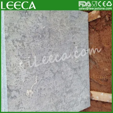 LEECA paving stone/light blue limestone blocks