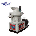 Waste pine wood pellet press granulator mill