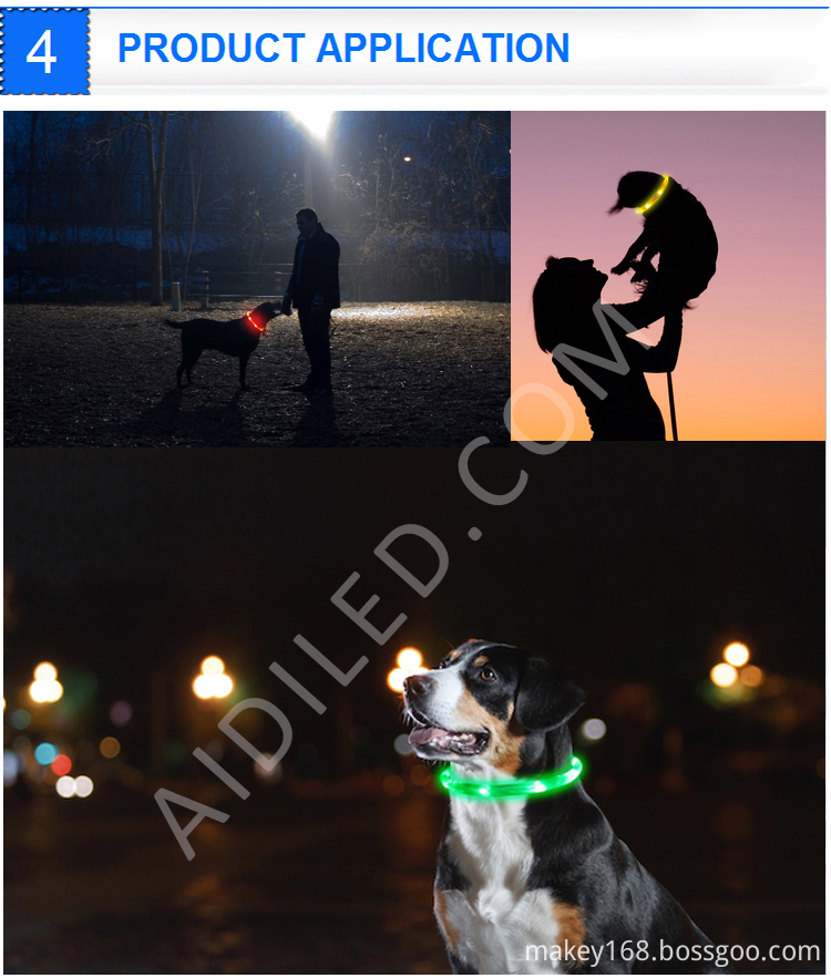 Rechargeable Led Dog Collar