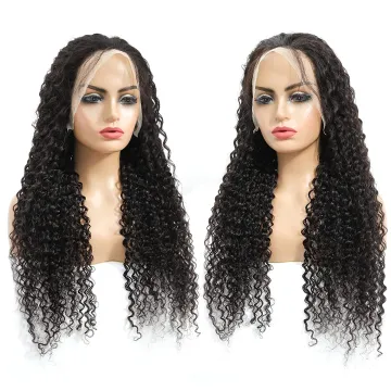 Uniky Brazilian Virgin Raw Hair Curly Water Wave 150% 180% 200% Pre Plucked Bleached Knot Hair Wigs Human Hair HD Lace Front Wig