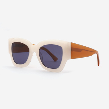 Cat-eye and Dimensional Acetate Female Sunglasses