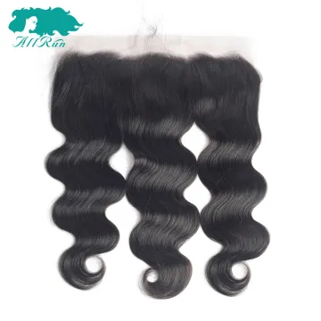 Cheap Wholesale Ready Made 13x4 Natural Color Swiss Lace 100% Human Virgin Hair Body Wave 8"-20" Lace Frontal