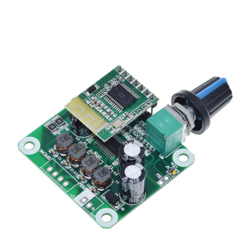 TZT Bluetooth 4.2 TPA3110 15W+15W Digital Stereo Audio Power Amplifier Board Module for 12V-24V Car USB Speaker