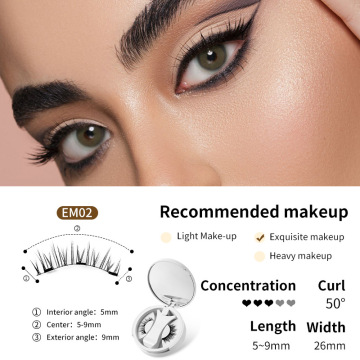 Ciglia magnetiche quantistiche set: fornitore naturale con applicatore - Nessuna colla necessaria