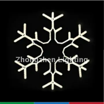 LED snowflake motif lighting 89cm