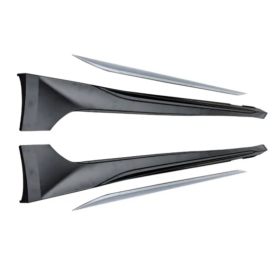 Audi A7 Body Kit SILVER Side Skirt PP RS7 S7 2019-2022