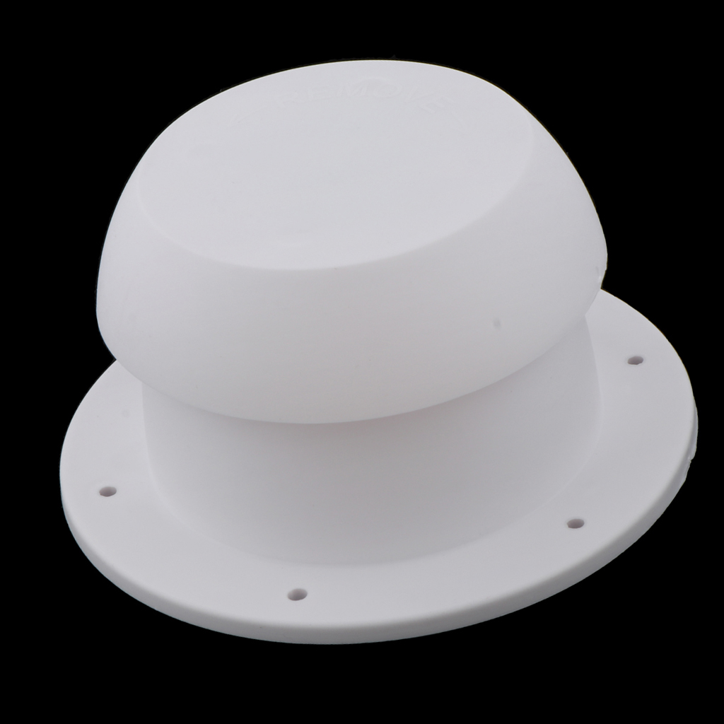 Mushroom Head White RV Motorhome Round Exhaust Outlet Vent Cap Replacement