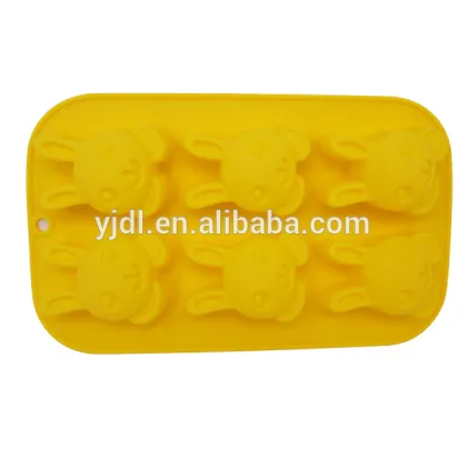 rabbit shape silicone cake mold silicone bake ware