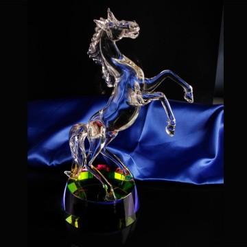 Custom Animal Horse Model Crystal Crafts Glass Gifts