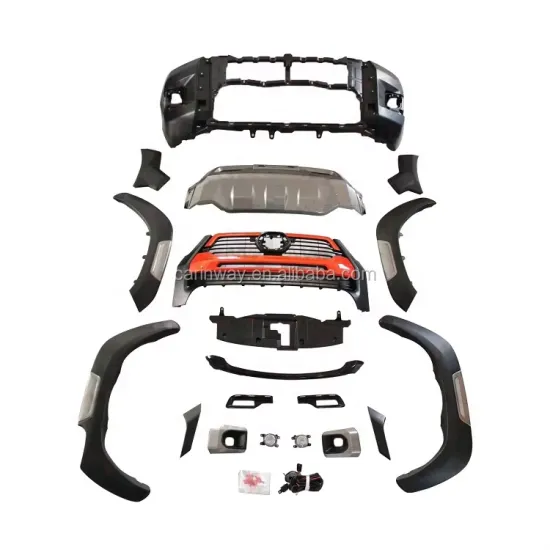 2021 Rocco Front Bumper Grille Body Kit Conversion Upgrade for Toyota Hilux