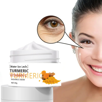 Crema per gli occhi antirughe di vitamina C di curcuma per occhiali scuri e gonfiore