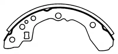Mazda626 brake shoes G03026310A
