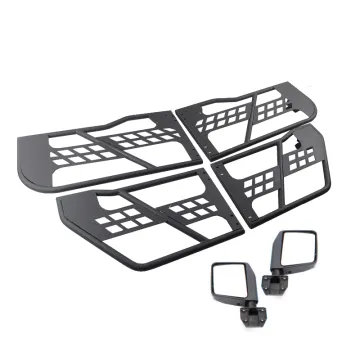 Off Road 4x4 Tubular Doors with Side View Mirrors for Jeep Wrangler JK Half/Safety Door