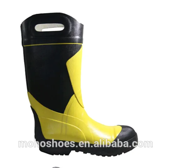 men fashion rubber rain boots safty rain shoes