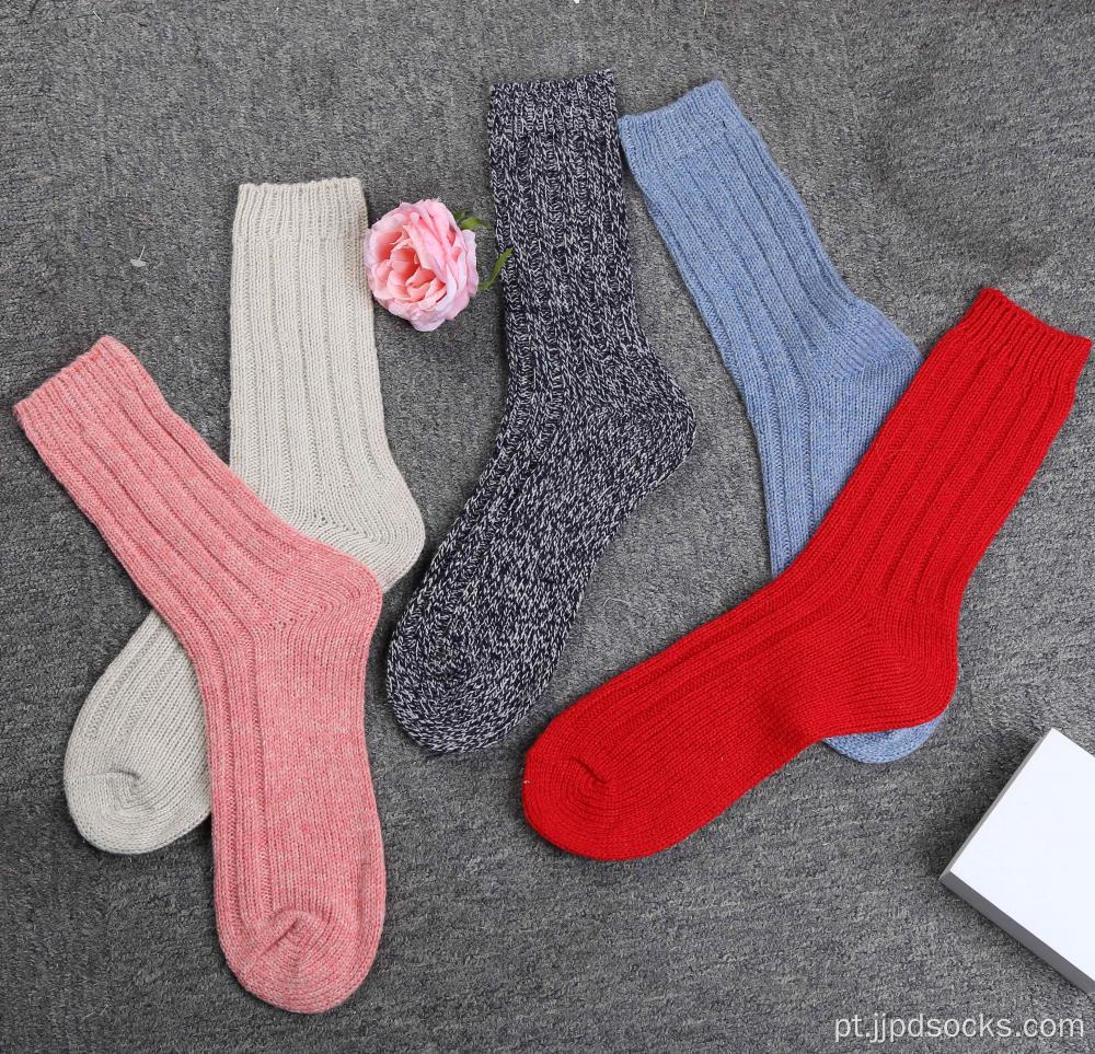 Wholesale meias térmicas meias de lã quente