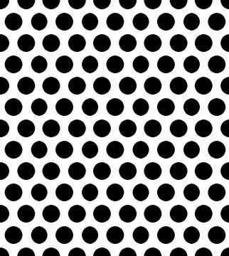 Staggered Pattern Perforated Metal Mesh Panel