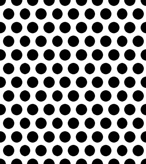 Staggered Pattern Perforated Metal Mesh Panel