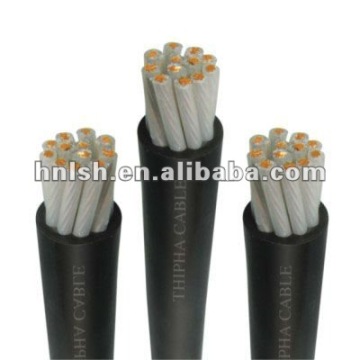Flame retardant control cable