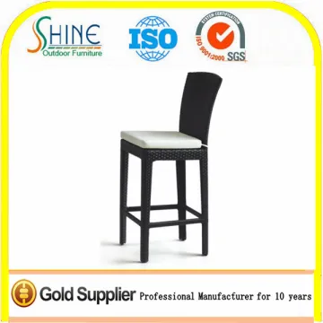SOF8002 Garden Furniture Alibaba Aluminium rattan outdoor high bar chair