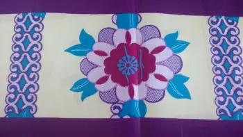 100% Cotton Fabric, Real Wax Print with Shining Finished Process