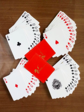 advertising plastic playing card