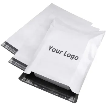 White Poly Recycled Mailer Courier Bags for Packaging and Express Shipping