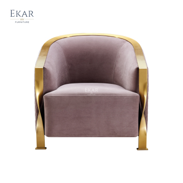 Luxury Modern Design Fabric Armchair for Living Room Leisure