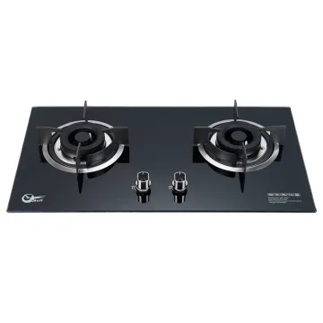 LPG tempered glass two burner stove gas cooker
