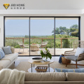Puerta de patio corrediza de vidrio de aluminio ultradelgada de 20 mm para villa al aire libre | JBDHOME