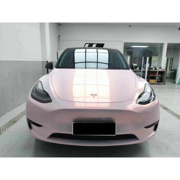 Metálico Retening de automóvil de color rosa claro 1.52*18m