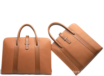 High Quality Fashion Man Genuine Leather Briefcases