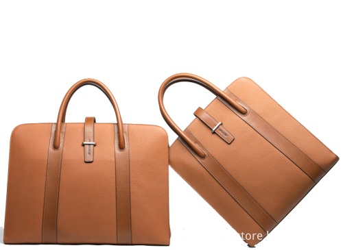 High Quality Fashion Man Genuine Leather Briefcases