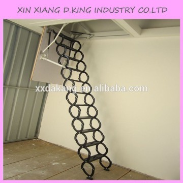 steel automatic electric telescopic loft ladders,folding attic stairs