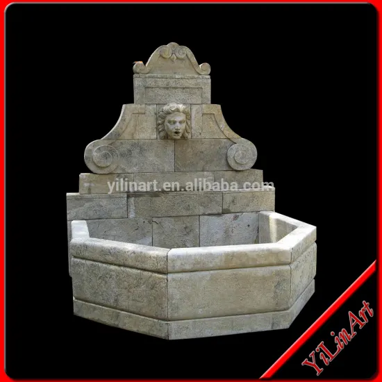 Garden Antique Carving Marble Wall Fountain,antique design (YL-Z009)