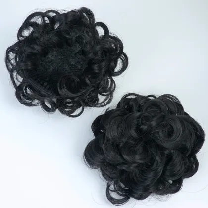 15cm Synthetic Hair Chignon Postiche: Hair Pieces and Bun Accessories