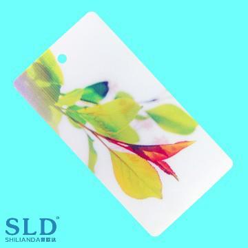 3D delicate plastic garment hangtag with various design