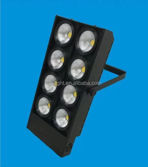 8 eyes white warm white RGB led blinder audience light