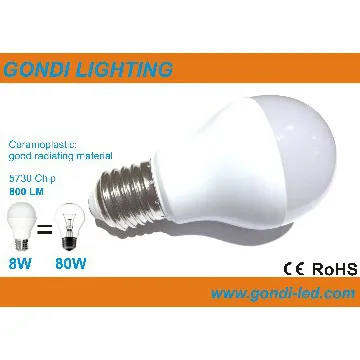 8W similar philips led bulb light