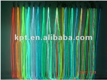 colorful neon brightness luminescent el wire