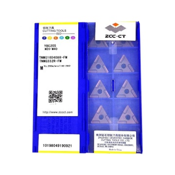 ZCC.CT CNC Insertion TNMG160408FM YBG205/YBC252 Stainless Steel Slotting