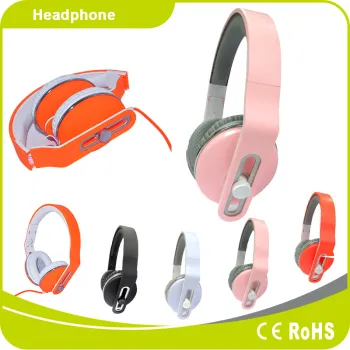 Newest Free Sample Pink Headphone with Good Quality