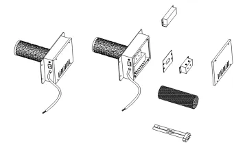 HVAC Type UV Air Purifier with Germicidal Light
