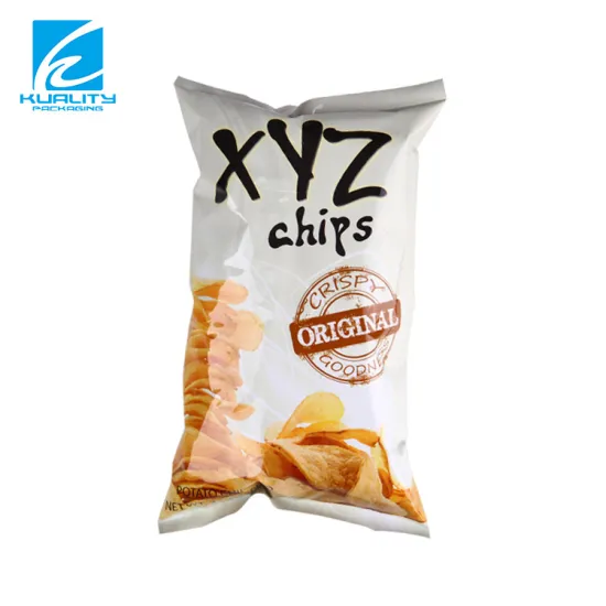 Custom Printed Composite Heat Seal Plastic Packaging Bags for Chips & Snacks