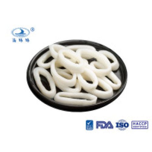 Succulent Frozen Squid Rings ເຫມາະສໍາລັບອາຫານທະເລ