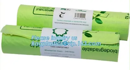 OXO Biodegradable Cornstarch Plastic Garbage Trash Bags, Biodgradable Plastic Trash Bag