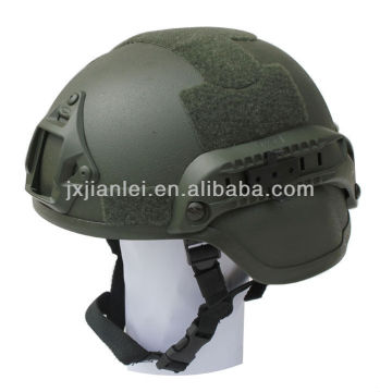 Green US MICH 2000 Tactical Airsoft Helmet With Aluminum Alloy VAS Shroud Goggle Mount Rails/ACH Airsoft Helmet