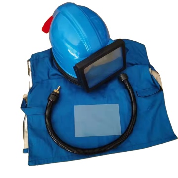 Sand Blasting Helmet with Cape for Painting and Spraying